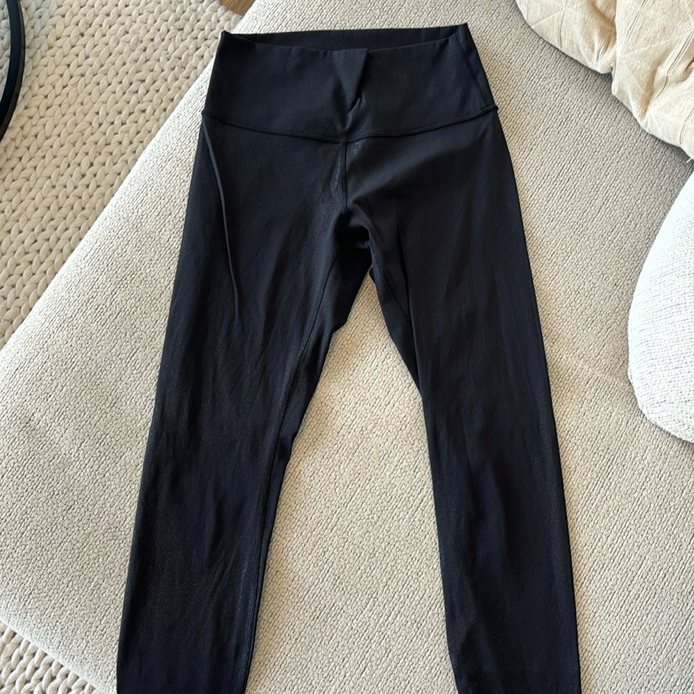 Lulu Wunder Under size 6 full length black shimmer